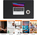 Mydours Dual-Sided PU Leather Desk Mat 31.5"x19.7" - Image 6