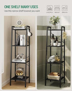 Hzuaneri Ladder Shelf, Bookshelf Bookcase, Freestanding Corner Storage Shelve - Image 6
