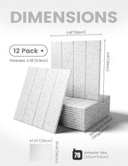 Fluxynara Large Felt Bulletin Board 48" x 36" Cork Board Alternative-12 Pack - Image 2