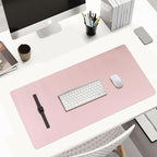 KINGFOM Desk Pad Office Desktop Protecter, PU Leather Desk Mat Blotters - Image 3