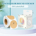 2 Inch Round Color Coding Labels - Image 2