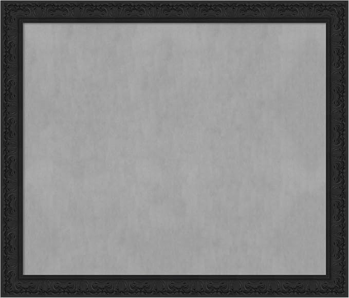 Amanti Art Black Framed Magnetic Board 47x55 Oversize Vision Board by AmantiArt