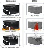 tomkid fireproof document box, fireproof file box with showing dimensions