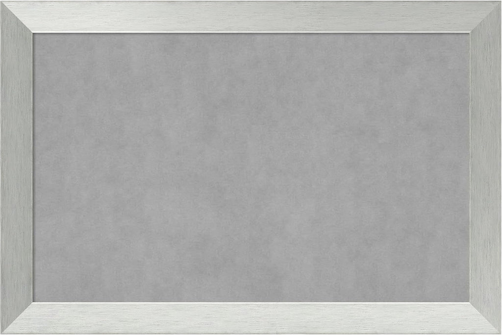 Amanti Art Silver Framed Magnetic Board 24x36 Large Vision Board