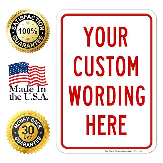 Custom Sign, Personalized Metal Signs, Customize - Image 8