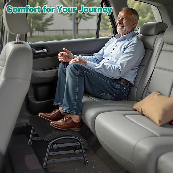 YEASHEIN Adjustable Foot Rest for Under Desk at Work, Ergonomic Under Desk - Image 7
