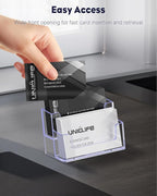 Uniclife 2 Pack Acrylic Business Card Holder - Image 3