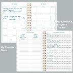 Simplified Fitness Journal for Women & Men, A5 Workout Journal/Planner Daily - Image 4