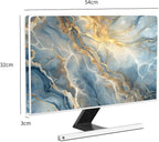 Baocicco Gold Blue Waterproof Computer Monitor Dust Cover 22, 25 Inch Modern - Image 5