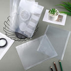 Marspark 21 Pieces Clear Stamp and Die Storage Bag Pockets Resealable Plastic - Image 5