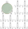 LonlyEagle 12 Pack 6 Inch Clear Plastic Easels or Stand/Plate Holders to by LonlyEagle
