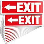 iSYFIX Exit Signs 12 Pack 12x4 Inch by iSYFIXPREMIUMSIGNS