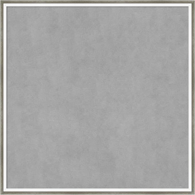 Amanti Art Silver Framed Magnetic Board 25x25 Medium Vision Board by AmantiArt