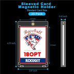 25-Pack 180pt Sleeved Card Magnetic-Holders - Image 2