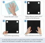 Smarpau Large Cork Board for Walls, 12 Pack Square Bulletin Board, Felt Wall - Image 7