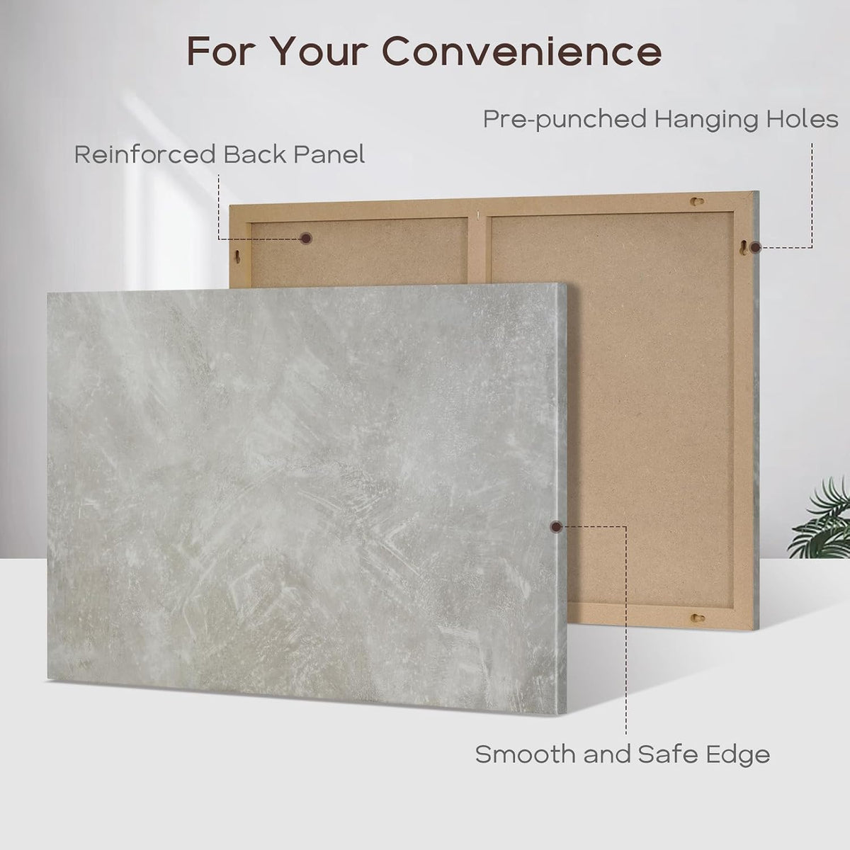 Decorative Magnetic Board for Wall, 24''x18'' Dry Erase Board...