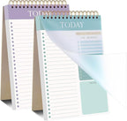 Thboxes 2 Packs To Do List Notepad, 104 Pages To Do List Notebook A5 Undated by Thboxes