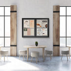 SWANCROWN Enclosed Bulletin Board 48x36in, Outdoor Bulletin Board Weatherproof - Image 8
