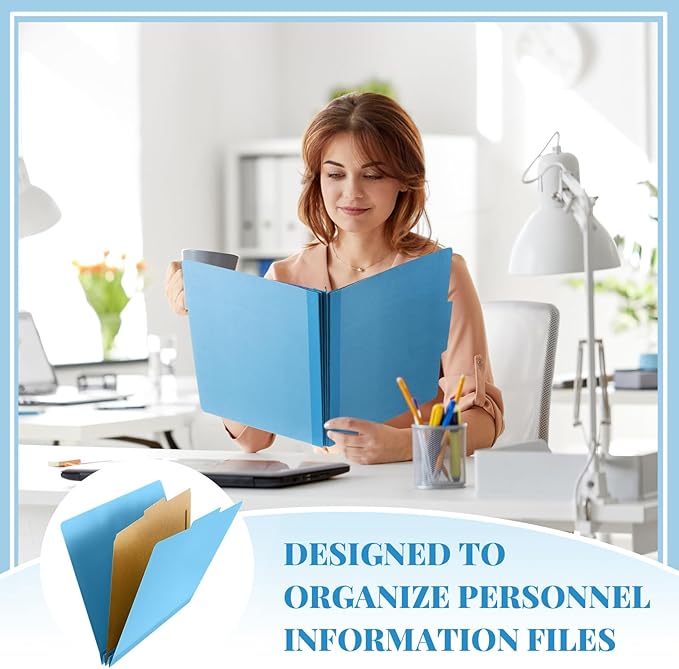 Skyygemm 36 Pcs Classification Folders Letter Size, 1 Divider Pressboard File - Image 5
