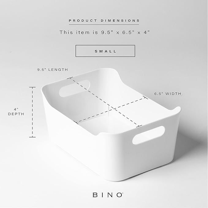 BINO | Plastic Storage Bins, Large - Image 3