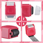 Nezyo 2 Pack Identity Protection Roller Stamp Identity Theft, Confidential - Image 4