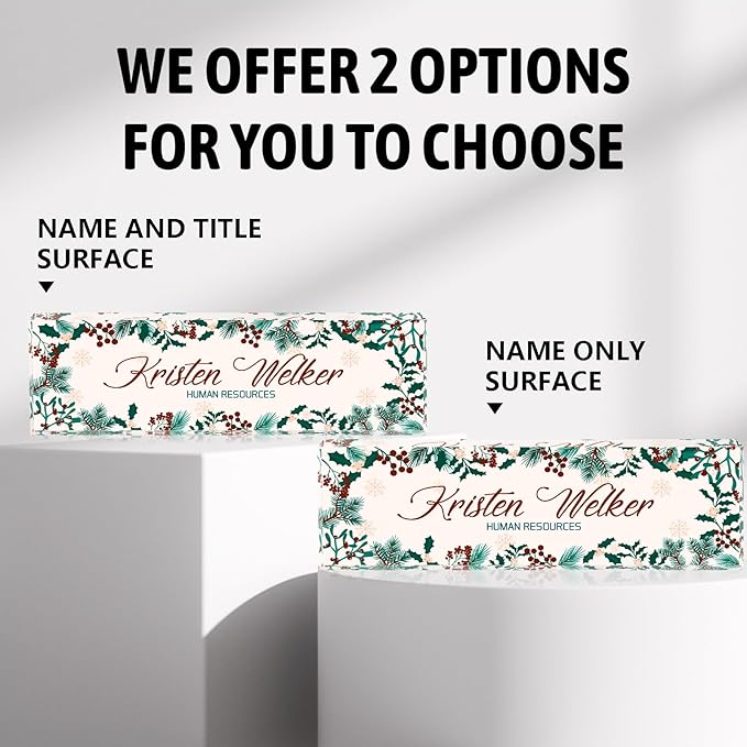 Personalized Name Plate for Desk Custom Acrylic Desk Name Plate Custom Employee - Image 6