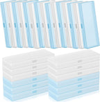 Fainne 24 Pcs Plastic Pencil Case Bulk Pencil Boxes Plastic Stationery Case by Fainne