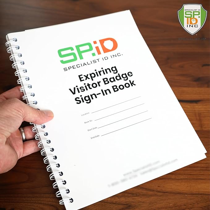 Specialist ID Visitor Log Book for Business or Schools - Image 9