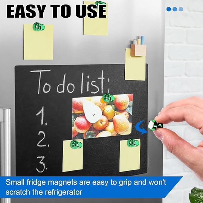 LOVIMAG Fridge Magnets 20Pcs Refrigerator Whiteboard Small Strong Magnet - Image 6
