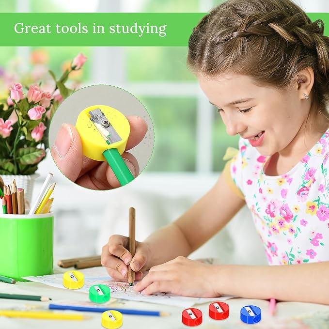Kifmurase 800Pcs Mini Bulk Handheld Pencil Sharpeners, Portable Manual Pencil - Image 5