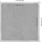 Amanti Art Silver Framed Magnetic Board 21x21 Medium Vision Board - Image 4