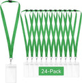 24-Pack Green Breakaway Lanyards by WEZEBEL