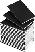 Lzerking Mini Notepads Bulk 36 Pack Small Journal Pocket Notepad-Black Cover by Lzerking