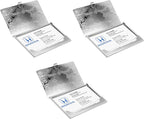 Stephanie Imports Set of 3 Slim & Minimalist Metal Business Card Holder Unisex - Image 3