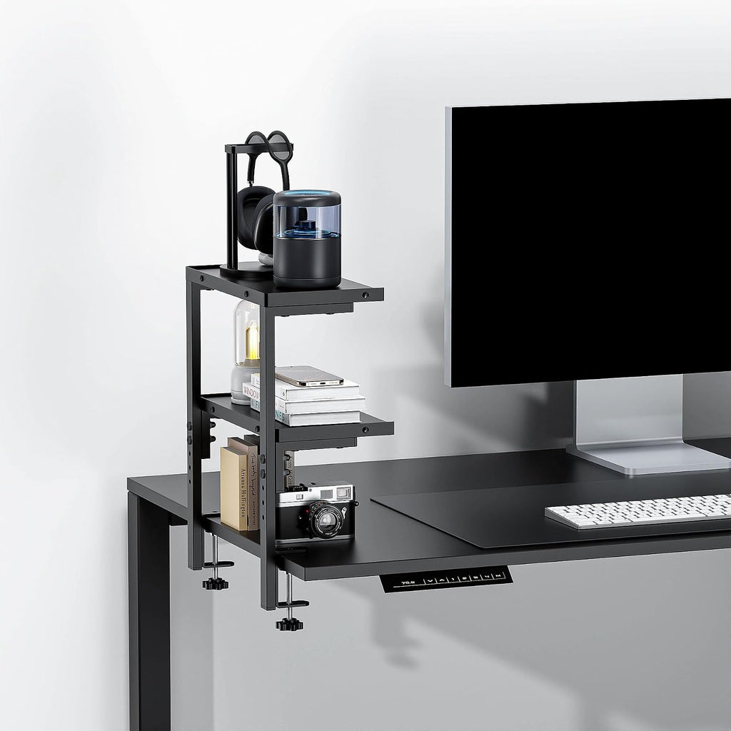 spacrea 2 tier clamp on desk shelf, package contents