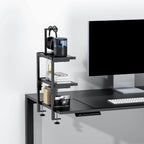 spacrea 2 tier clamp on desk shelf, package contents