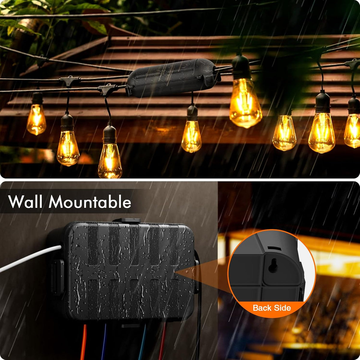 [5 Piece] RESTMO Outdoor Electrical Box Set（1 x Extra Large + 4 x Small）