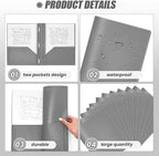 Lincia 100 Pcs Plastic Folders - Image 3