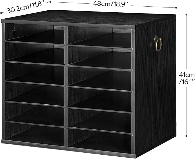 HOOBRO Literature Organizers, 12 Compartments Office Mailbox - Image 2
