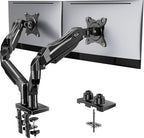 HUANUO Dual Monitor Stand, Fully Adjustable Gaming Monitor Desk Mount by HUANUO