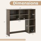 Tangkula Desktop Bookshelf, 3-Tier Desk Display Rack Organizer - Image 3