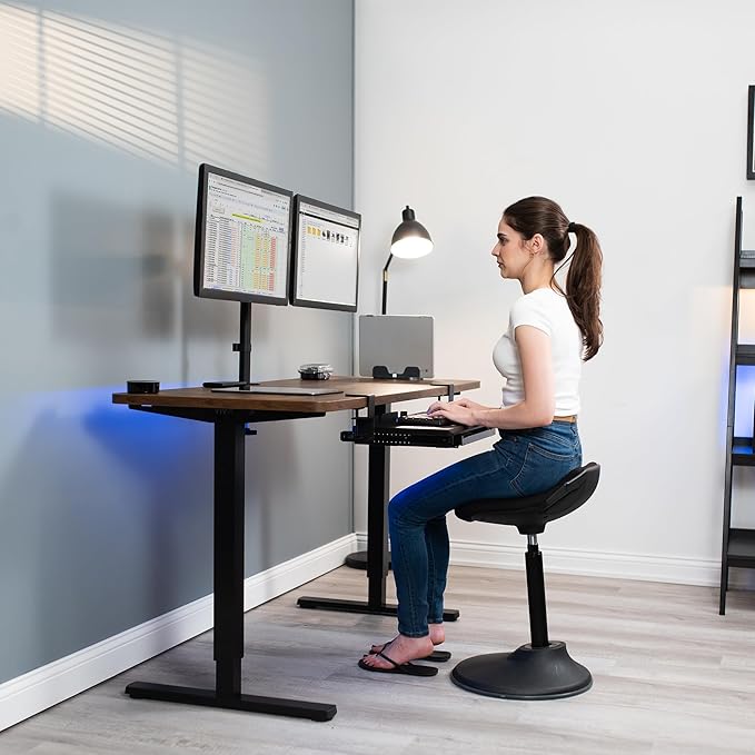VIVO Large Keyboard Tray Under Desk Pull Out Platform - Image 9