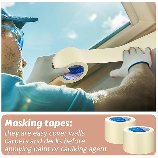 Fainne Masking Tape Bulk General Purpose Masking Painting Tape 55 Yards - Image 6
