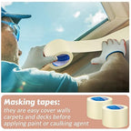Fainne Masking Tape Bulk General Purpose Masking Painting Tape 55 Yards - Image 6