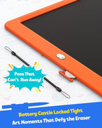 TEKFUN LCD Writing Tablet Doodle Board, 12inch Colorful Drawing Tablet Writing - Image 5