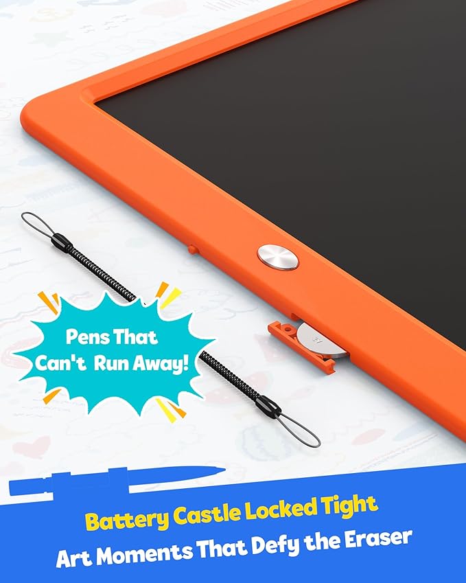 TEKFUN LCD Writing Tablet Doodle Board, 12inch Colorful Drawing Tablet Writing - Image 5