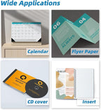 Uinkit 100 sheets Photo Paper Glossy Double Sided 8.5x11 Inkjet 37lb 140gsm Dye - Image 3