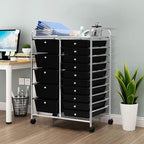 LDAILY 15 Drawer Rolling Storage Cart, Rolling Cart - Image 8