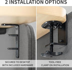 VIVO Clamp-on/Screw-on 60 x 24 inch Privacy Panel, Sound Absorbing Cubicle Desk - Image 4