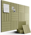 Fluxynara Large Felt Bulletin Board 48" x 36" Cork Board Alternative-12 Pack